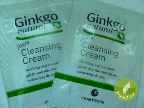 Charmzone Ginkgo Natural Foam Cleansing Cream