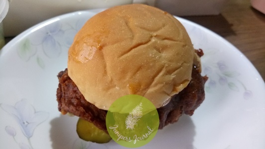 Spicy Fried Chicken Burger