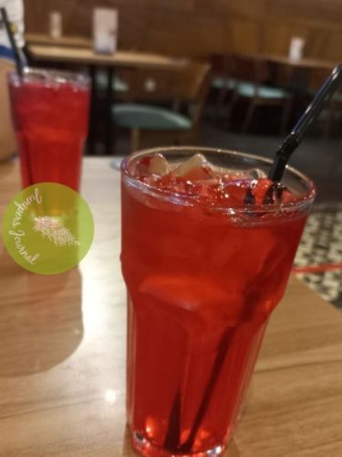 Meal comes with a drink