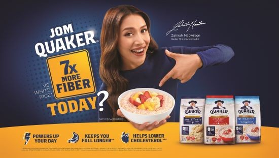 Quaker Malaysia Introduces Zahirah Macwilson As Its Latest Brand Ambassador